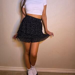 Y2k ruffle skort from